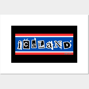 Iceland T-Shirt Reykjavik to Akureyri Beautiful Nordic Blue Lagoon Posters and Art